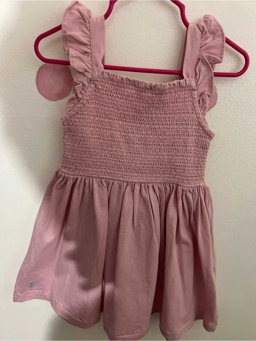 Ralph Lauren Dusty Pink Smocked Sundress